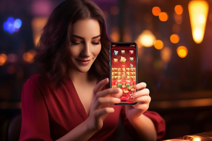 Pengguna Indonesia membuka aplikasi mobile